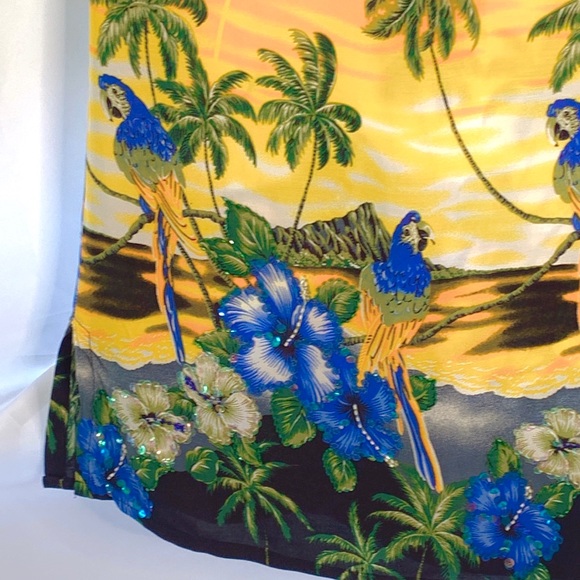 Tropical Print Swimsuit CoverUps size M - Picture 5 of 13